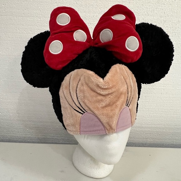 Minnie Mouse Plush Hat with Red Bow - Picture 1 of 9